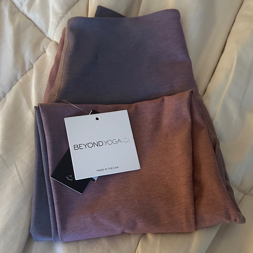 Beyond Yoga Two-Tone Leggings